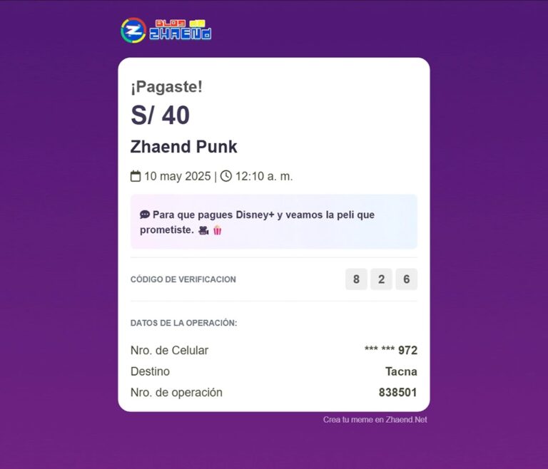 Crea un meme sobre el pago digital utilizando Yape (Version 2)