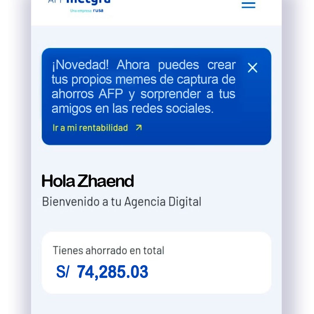 Genera un divertido meme de tus ahorros para el retiro AFP