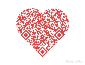 Crear un código QR con forma de corazón y mensaje especial