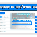 Crear Nicks/Apodo para personajes de juegos-online (Free Fire)