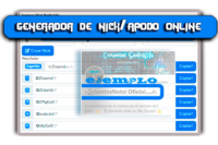 Crear Nicks/Apodo para personajes de juegos-online (Free Fire)