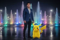 Crea una foto tuya en Circuito Mágico del Agua junto a personajes de anime usando IA